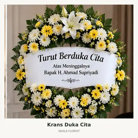 Krans Bunga Duka Pagar Alam